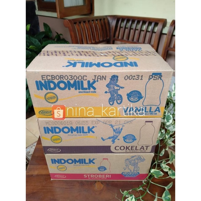 

(BISA COD) Susu Botol Steril Indomilk 190 Ml 1 Karton - GOSEND TERBAIK Kode 707