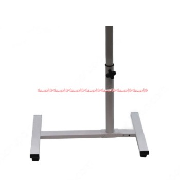 Odi Adjustable Desk Table Meja Laptop Belajar Rumah Sakit Dengan Ketinggian Bisa Disesuaikan Pakai Roda Berputar 360 Derajat Odd White Putihi