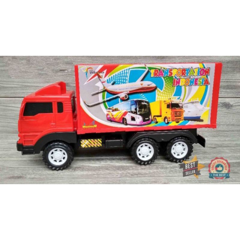 ST 2063 - Mainan Truk Bok Truck Box Warna Bagus Ukuran Besar ST2063