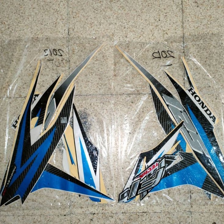 STRIPING STANDAR ORI LIST STIKER MOTOR HONDA VARIO 125 TECHNO TAHUN 2012 STIKER VARIO TECHNO 125 FI 