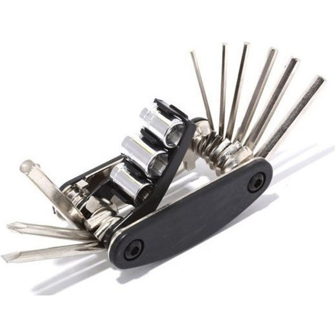 Multifunctional sepeda  15 in 1  Repair Tool - Black