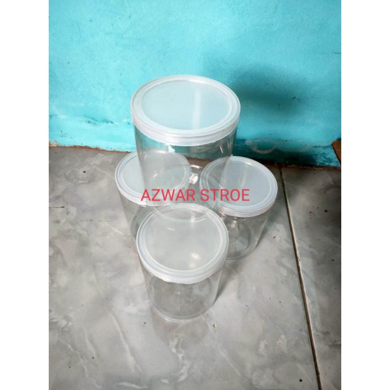 Toples fox 500ml/toples plastik/jar plastik 500ml/toples tabung 500ml