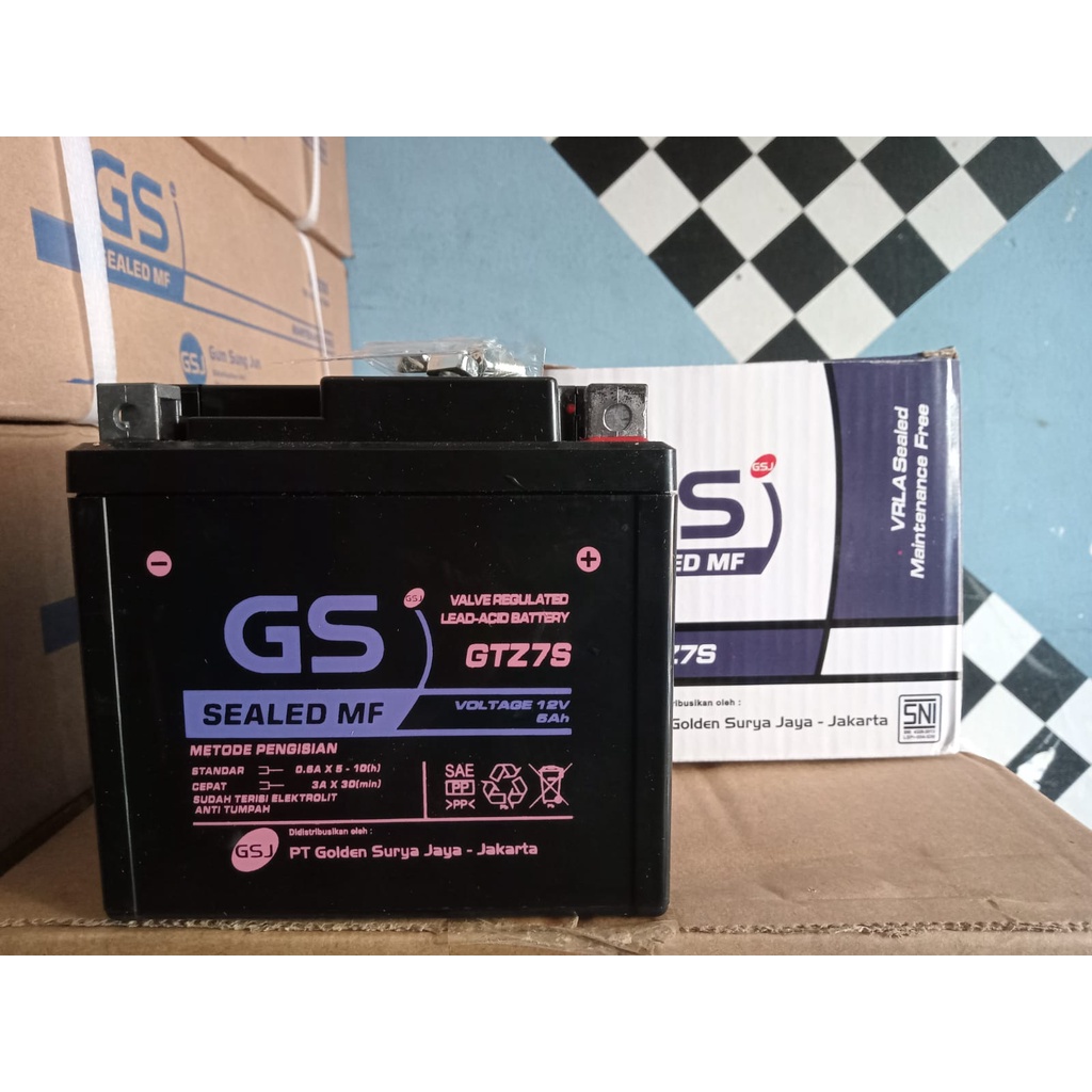 Aki Motor Vario 125, CB 150R Old/New, Satria Fu GTZ7S GS MF