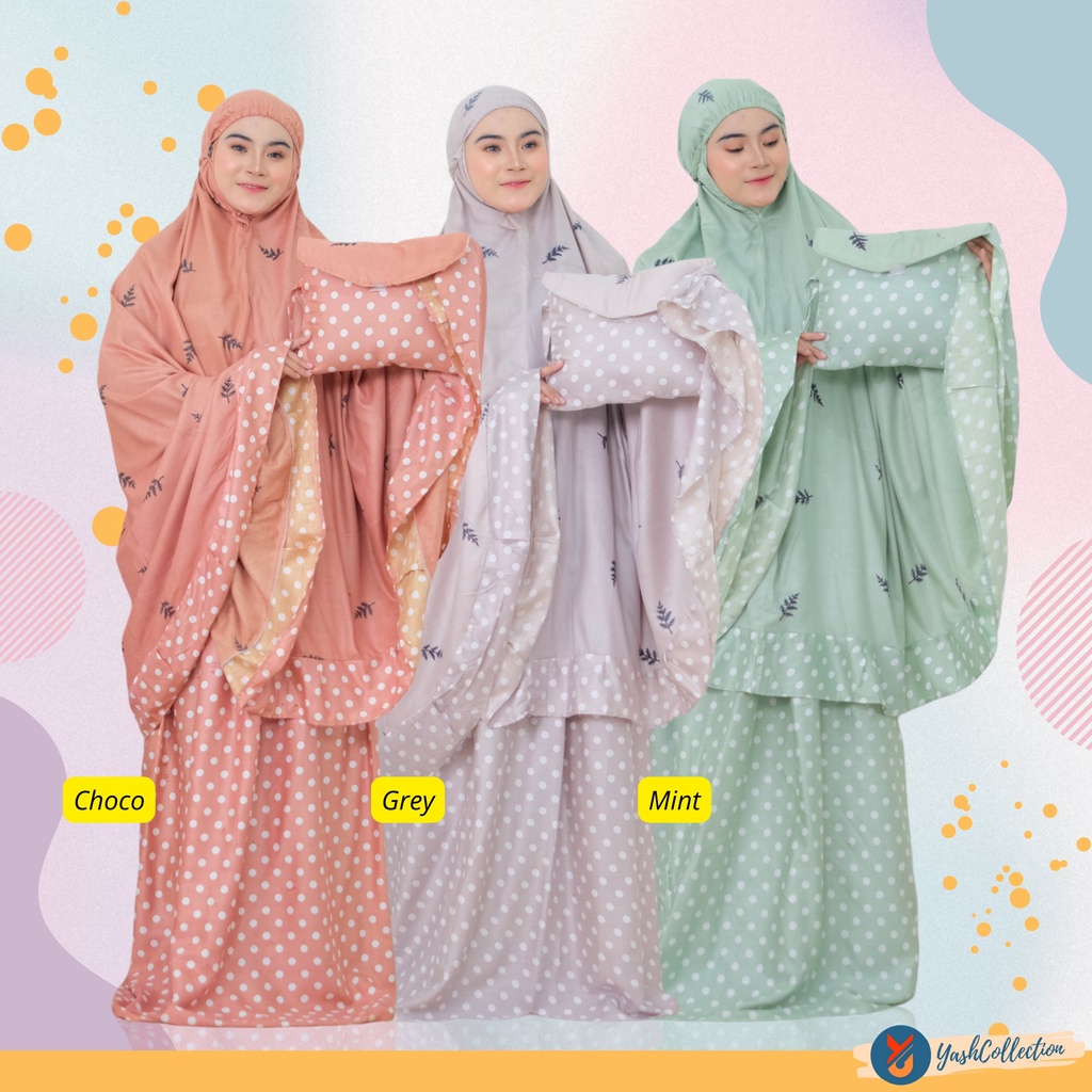 YashCollection Mukena Dewasa Bali Mukena Cemara LAMIA Jumbo-5