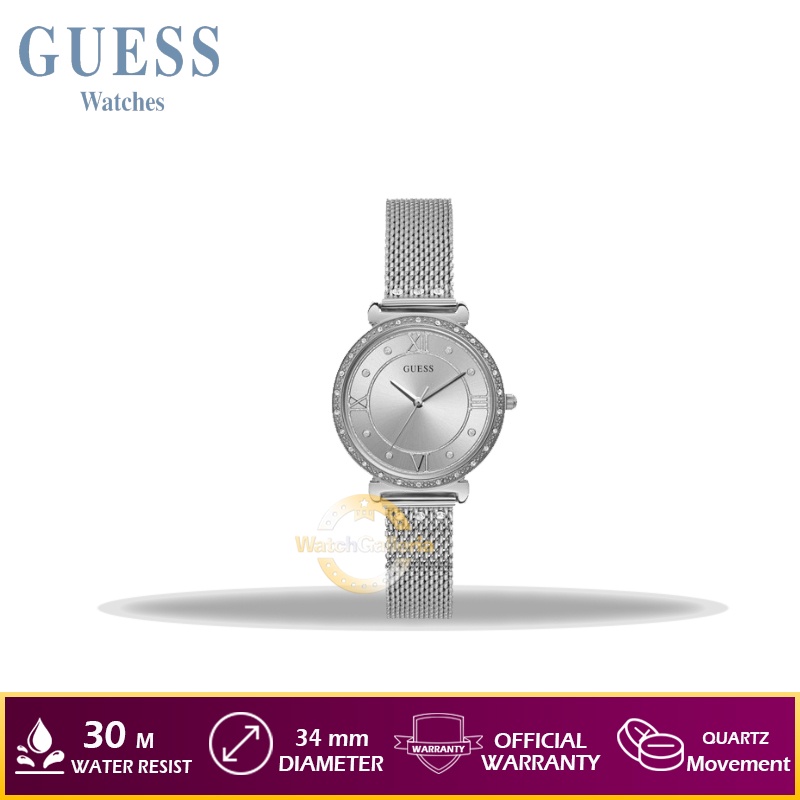 Jam Tangan Wanita GUESS W1289L1 - Silver original
