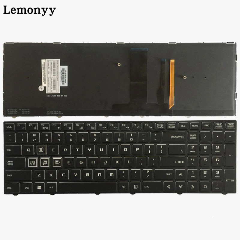 IMPORT US keyboard for Clevo P650HS-G P651HS-G P650HP6-G P671HP6-G P650RP6 P650RP6-G P651HP3-G