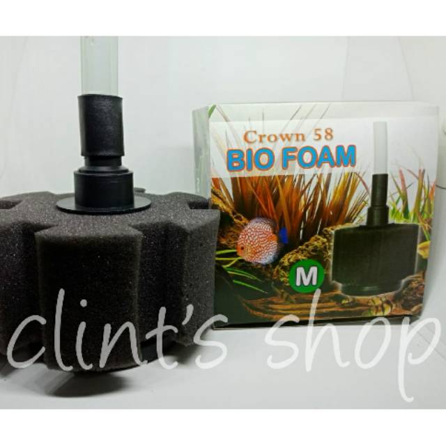 Bio foam filter aquarium size M / Bio sponge filter aquarium ukuran M
