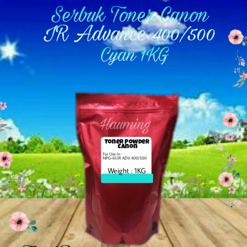 Serbuk Toner Canon NPG61 IR Advance ADV 400 500 IR400 IR500 NPG-61 GPR48 CEXV43 Cyan 1kg