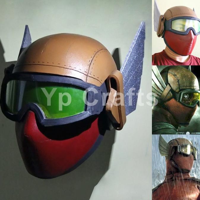 Termantab] Topeng Helm Gundala Tipe Pertama Sancaka Retro Biker Cosplay