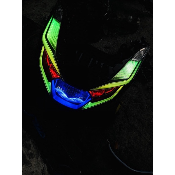 LAMPU DEPAN LED ALIS RUNNING PCX 160 SEPAKET HEADLAMP /REFLEKTOR PCX 160