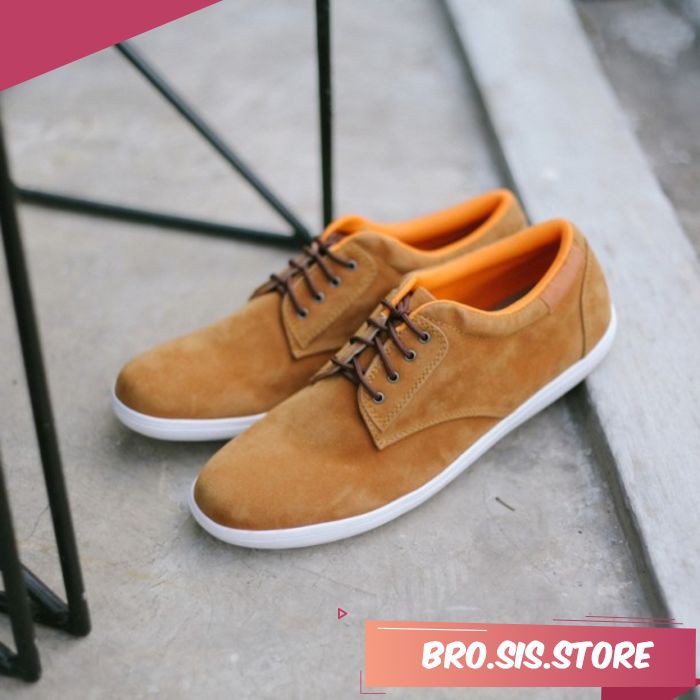 LIGHT TAN Sneakers Bandung Sepatu Cowok Sneakers Pria Sepatu Murah Sepatu Shoes