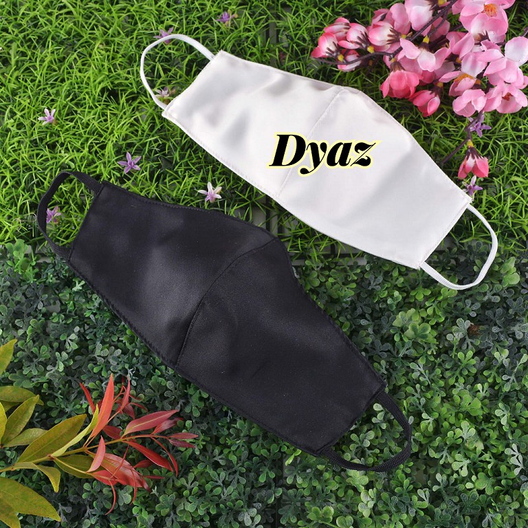 Masker Kain polos Pria / cowok ( Man mask ) 3ply | masker kondangan pesta pernikahan Earloop