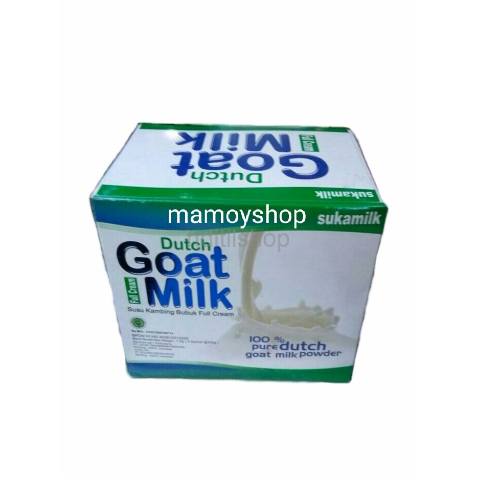 

Sukamilk Full Cream Dutch Goat Milk 100% Murni 1Kg