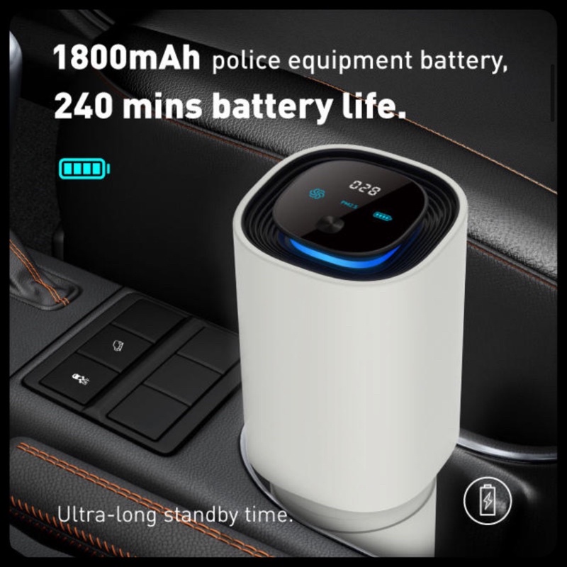 AIR PURIFIER PORTABLE UV INTELLIGENT NEGATIVE ION DIGITAL DISPLAY