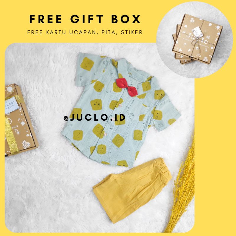 Baju Setelan bayi dan Anak umur 1-4 tahun Kado Bayi Laki Laki Kado Anak Laki Laki Baju Bayi Cowok
