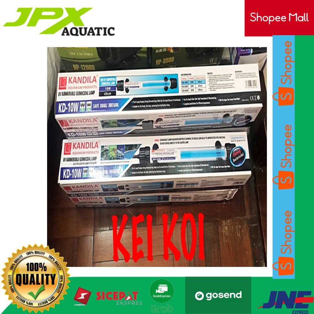 LAMPU UV KOLAM KOI 10 WATT / LAMPU UV KANDILA LAMPU ULTRAVIOLET KANDILA / KANDILA UV / UV KOLAM KOI