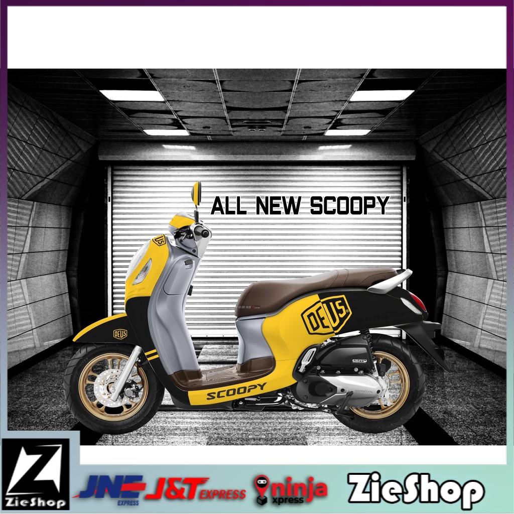 Stiker scoopy full body Striping motor scoopy fi varisi Decal motor full body scoopy