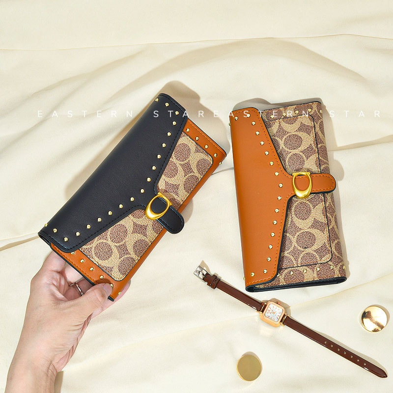 322 𝘾𝙤𝙘𝙝𝙖 𝙒𝙖𝙡𝙡𝙚𝙩 Dompet Panjang 2 in 1 Motif COO IMPORT