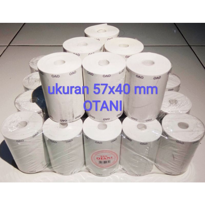

Kertas Print Struk Thermal Mesin Kasir OVO ukuran 57x40 mm