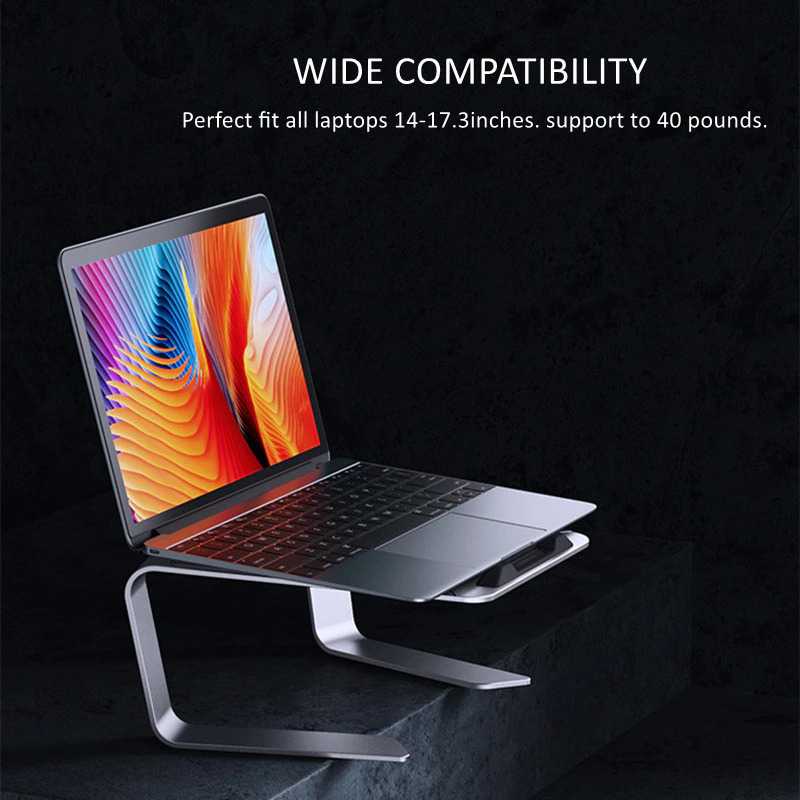 JieYou Ergonomic Laptop Stand Holder Aluminium - P49 ( Al-Yusi )