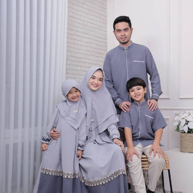 Gamis Couple Keluarga Baju Couple Set Terbaru 2022 Size M L XL