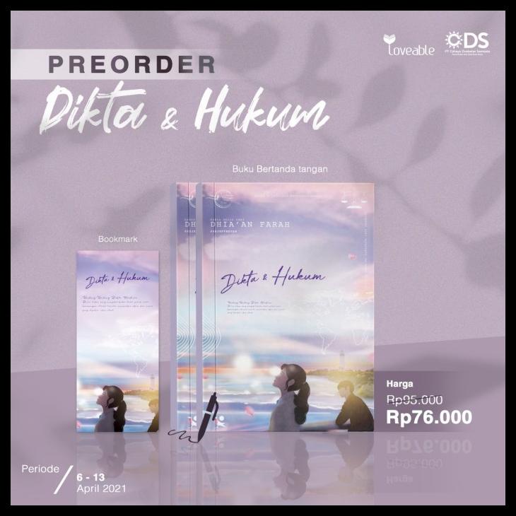 

TERBARUU!! Novel DIKTA & HUKUM PROMO