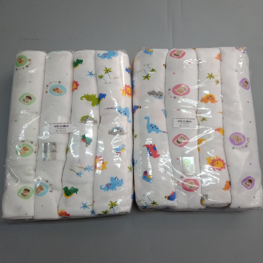 Bedong Baby Daviera 4pcs 90x85cm .