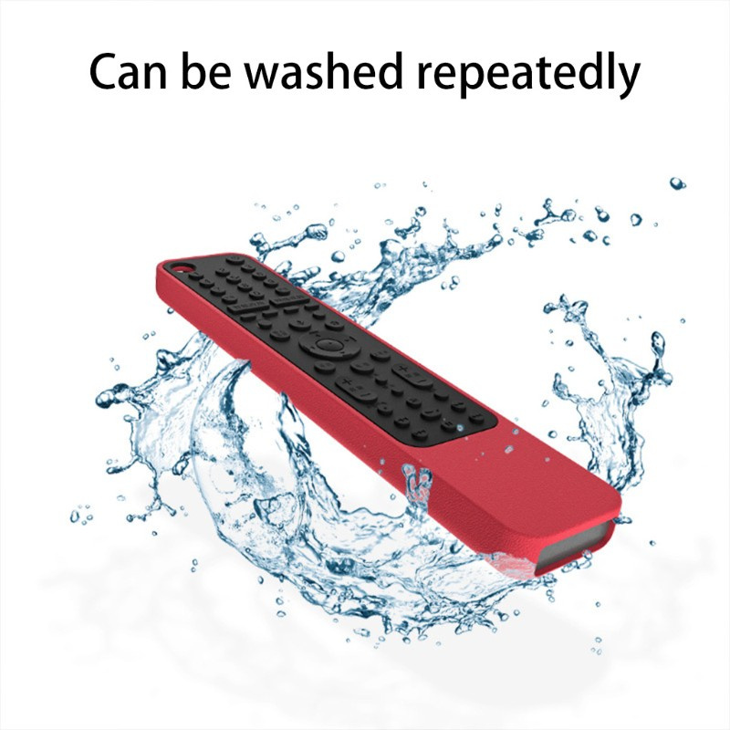 CRE  Silicone Remote Control Case for S ony RMF-TX600U TX600E RMF TX500E Smart TV Voice Shockproof Protective Cover with Loop
