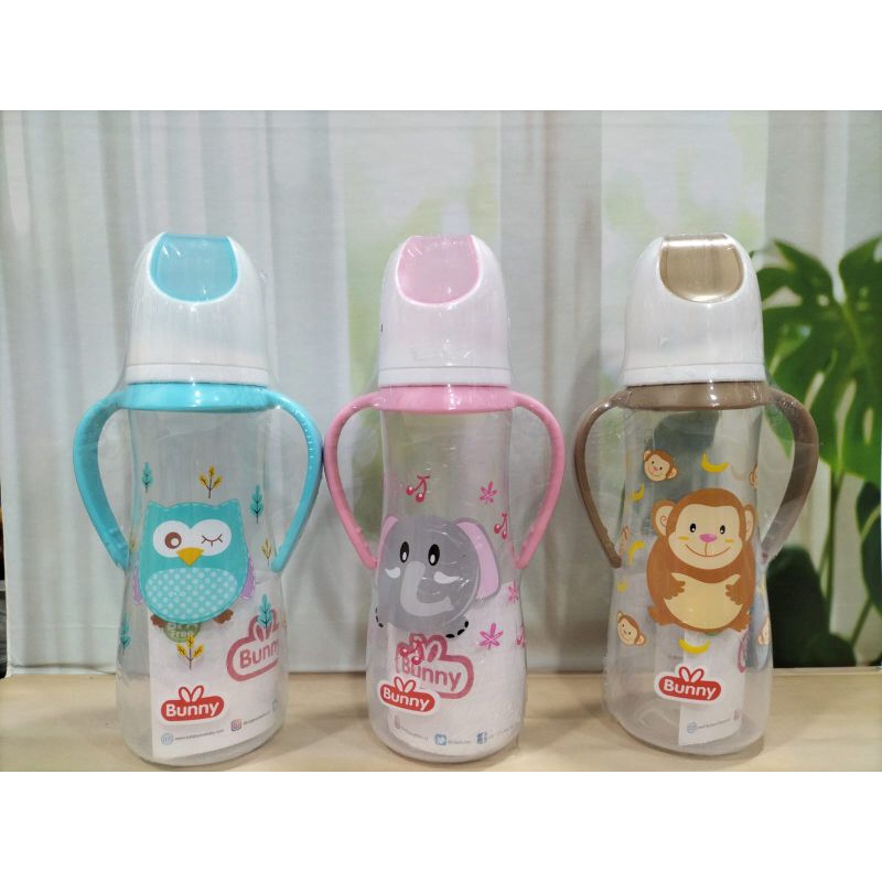 Bunny Botol Susu Karakter Lucu+Pegangan BPA Free 250Ml DB 2413/125Ml DB 1213