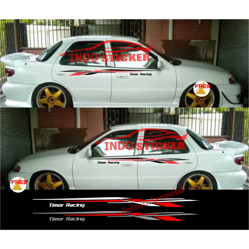 STICKER STIKER MOBIL TIMOR STICKER LIST MOBIL SEDAN TIMOR TERLARIS