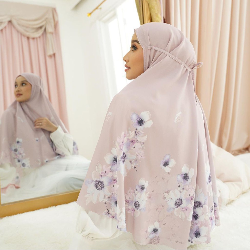 Hijab Instan Vanilla Gardenia Bergo-NUDEROSE