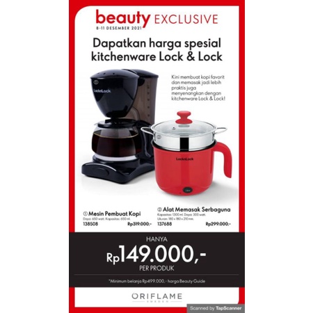 alat masak serbaguna lock and lock by Oriflame