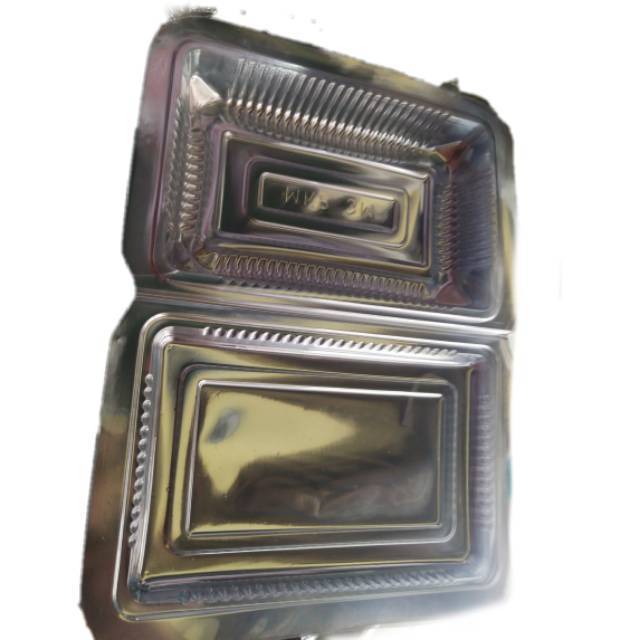 MIKA PLASTIK SNACK DAN MAKANAN UKURAN 16X9.5X4 CM  isi 12 pcs