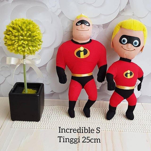 BONEKA MR INCREDIBLES DAN DASH PARR