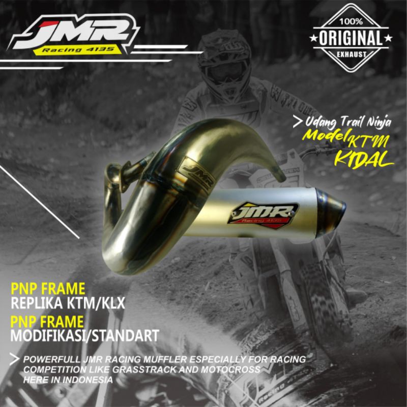 KNALPOT UDANG TRAIL NINJA KIDAL PERUT KTM JMR RACING 4135