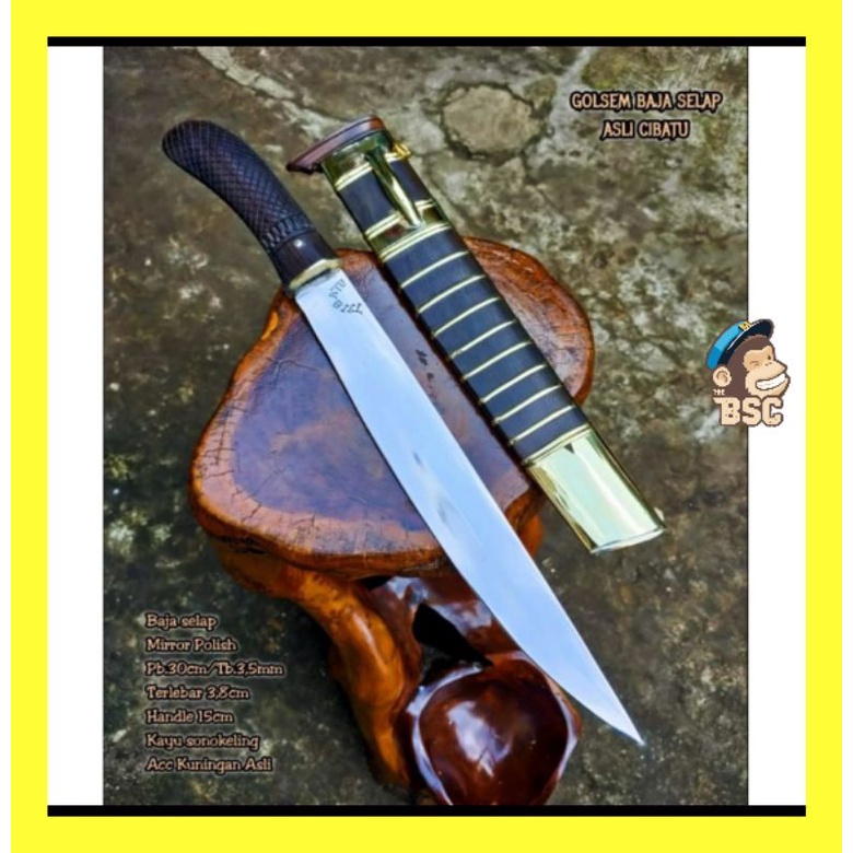 PISAU SEMBELIH GOL0K BAHAN BAJA SELAP ASLI CIBATU KUALITAS SUPER TAJAM