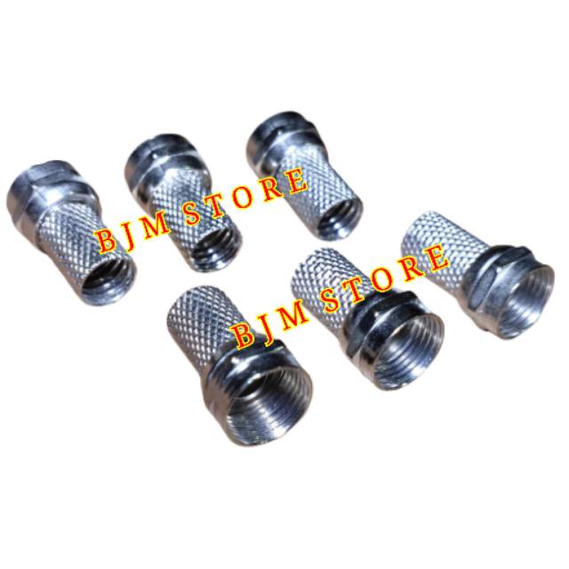 KONEKTOR F 5C DRAT - CONNECTOR JACK RG6 F DRAT - DRAT F TERMURAH