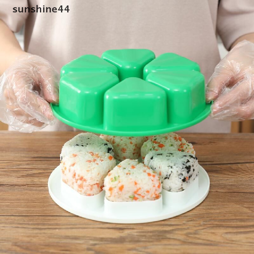 Sunshine Cetakan Sushi / Onigiri / Bola Nasi DIY Bentuk Segitiga