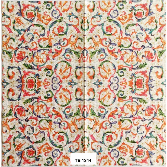 Tisu  Napkin Kerajinan  Decoupage Eropa  33X33 CM TE 1244 TTS