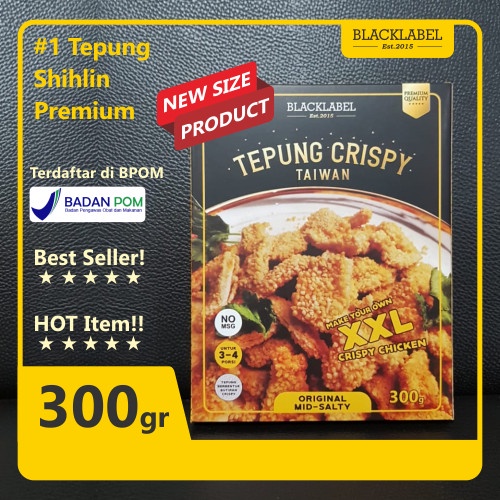 

TERBARU Tepung Shihlin / Tepung Ayam Shihlin / Tepung Crispy 300 GR