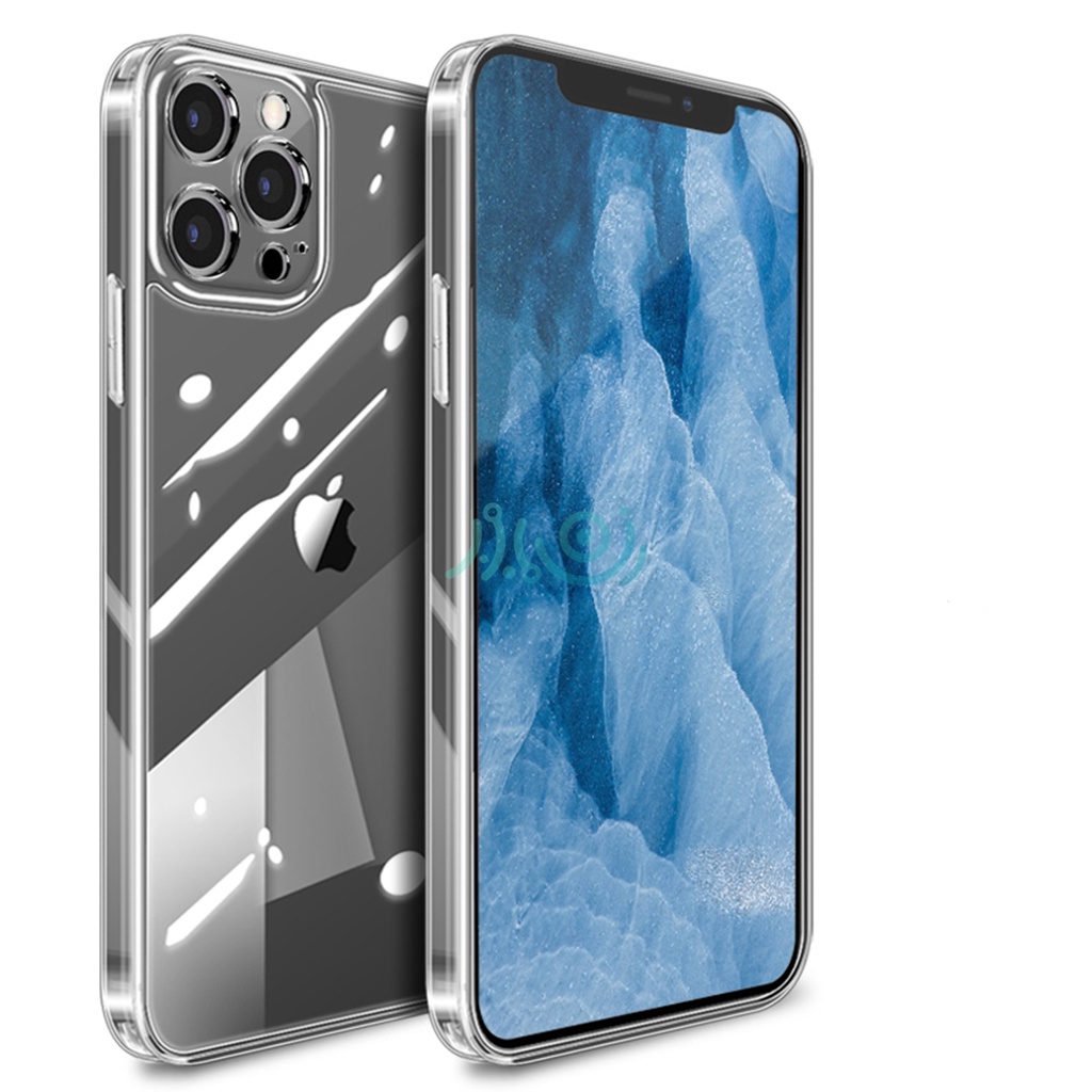 Tempered Glass case iphone 11 12 pro max X XS MAX XR 12 mini transparent silicone case full cover clear back cover shockproof case