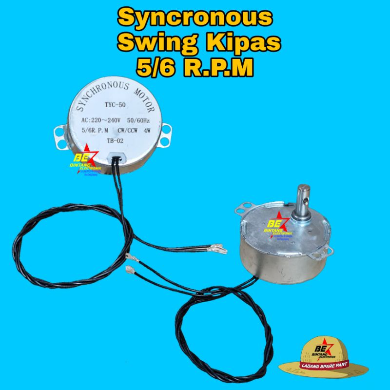 Syncronous motor Rotari kipas Miyako remote sanex gmc Sogo Td Viar Okayama Nasional Omega universal