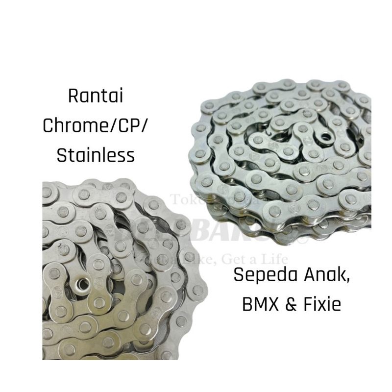 Rantai chrome/CP sepeda anak BMX fixie merk pacific