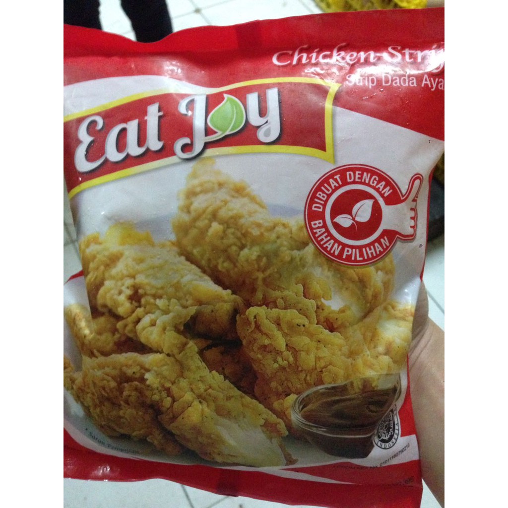Eat Joy Chicken Strip 500 Gr Daging Dada Ayam Olahan Nugget