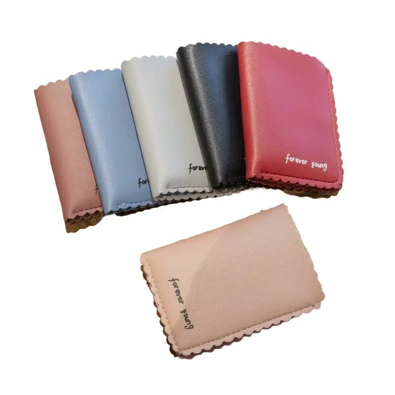 TGS - DOMPET MINI FOREVER YOUNG RENDA/ DOMPET LIPAT WANITA LUCU  POLOS MURAH-2