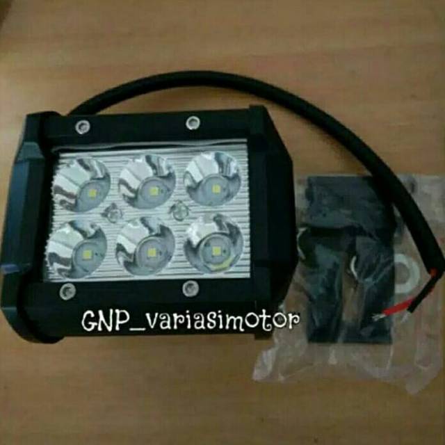 Led 6 mata kotak