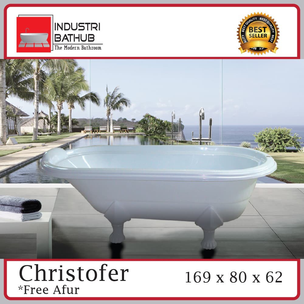 Industri Bathtub Standing type CHRISTOFER Marble