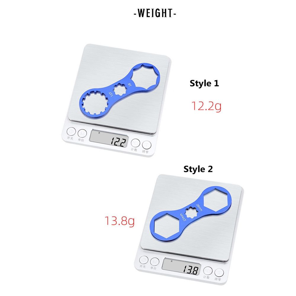 TOP Blue/Red Bike Front Fork MTB 8T 12T Wrench Shock Absorber Bicycle Accessories Fork Removal Tools High Quality XCM XCR XCT Repair Tool/Multicolor