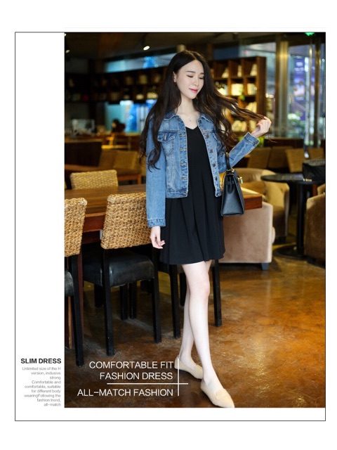 HL165 Dress/Mini Dress/Korea Style/Slim Fit