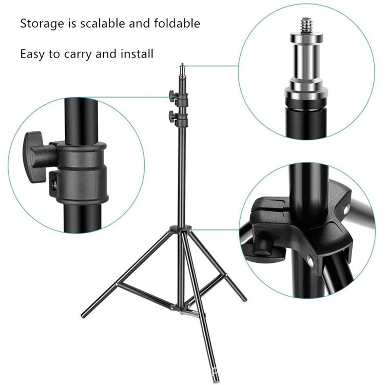 TRIPOD 2.1 METER/TRIPOD STAND 2,1 Meter For Selfie Ring Light Handphone Camera 210Cm Light Photograpy Studio Penyangga 2.1m